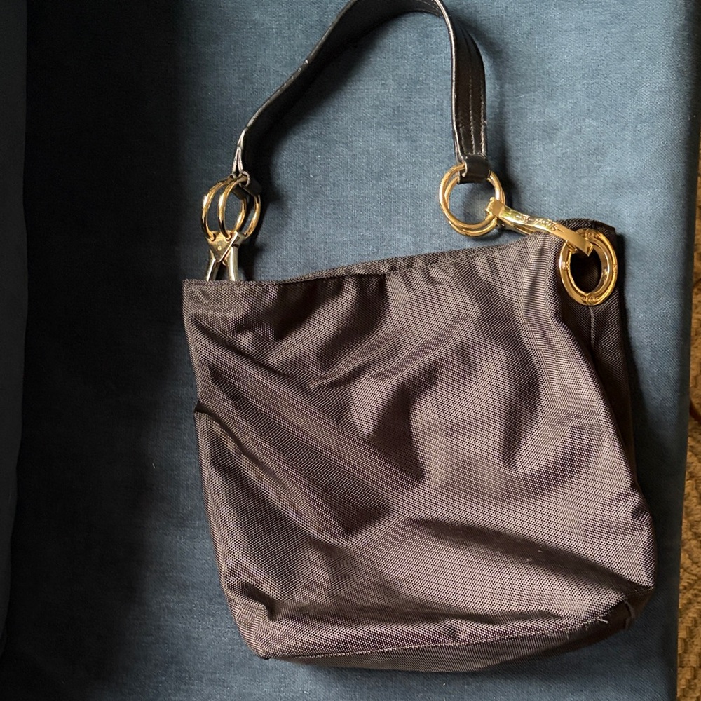 Elegant Black Women's Bag with Gold Accents